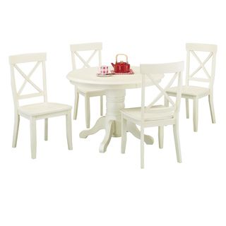 Home Styles White 5 piece Dining Furniture Set