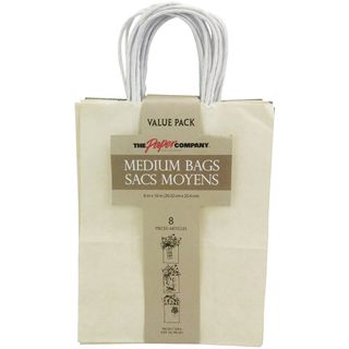 DMD Medium Sage/ Champagne Gift Bags (Pack of 8)