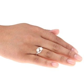 18k Gold Pearl and 1/4ct TDW Diamond Estate Ring (H I, VS1 VS2) (5.5