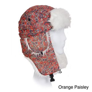 Solegear Womens Paisley Print Winter Trapper Hat