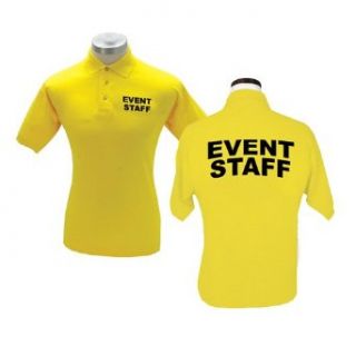 Event Staff Polo Shirt (Yellow) Clothing