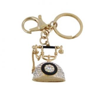 Pink Vintage Telephone Purse Charm Keychain Clothing