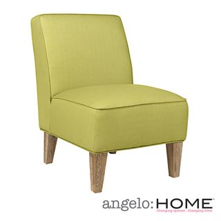 angelo:HOME Dover Kiwi Lime Green Basket Armless Chair