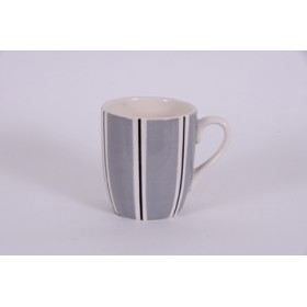 Mugs à rayures 35 cl   lot de 6   BOLS&CO Gris   Achat / Vente BOL