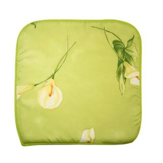 Galette de chaise arum vert 35x35cm   Achat / Vente COUSSIN DE CHAISE