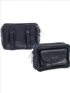 Scully Plonge Leather Belt Pouch 28, Black Clothing
