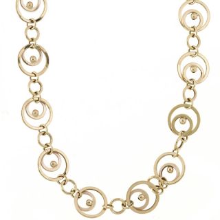 14k Yellow Gold Double Loop Necklace (18 in.)