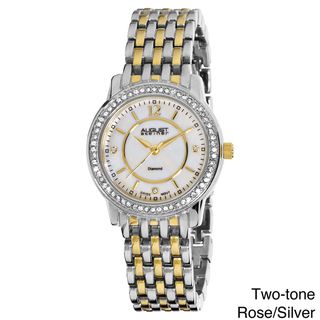 August Steiner Womens Dazzling Diamond Bracelet Watch