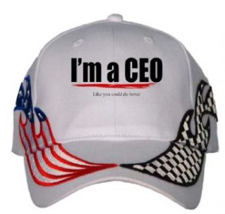Im a CEO Like you could do better USA Flag / Checker