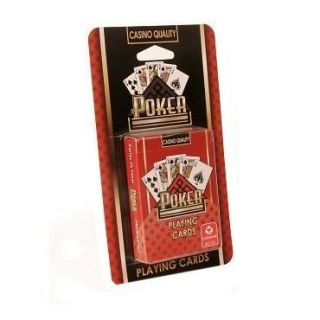 54 cartes   Jeux de Poker   Couleur  Rouge   Regular Face   2 joueurs