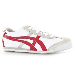 Onitsuka Tiger Mexico 66 White Red Mens Trainers Shoes