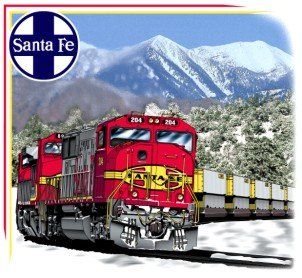 AT&SF (Santa Fe) SD70Ms at San Francisco Peaks Railroad