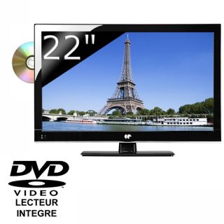 Continental Edison TV LCD 22SDV2   Achat / Vente TELEVISEUR COMBINE 22