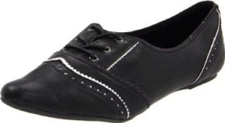 Not Rated Womens Drum Kit Oxford,Black,6.5 M US Shoes