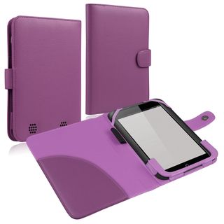 BasAcc Purple Leather Case for  Nook HD