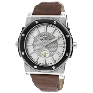 Rotary Mens Evolution TZ2 Brown Genuine Leather Watch