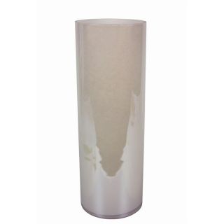 38 cm   Achat / Vente VASE   SOLIFLORE MOIRE Vase tube nacré rose 38