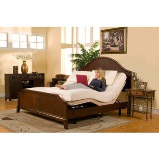 Sleep Zone Premium Adjustable Bed and 8 inch Split King size Memory