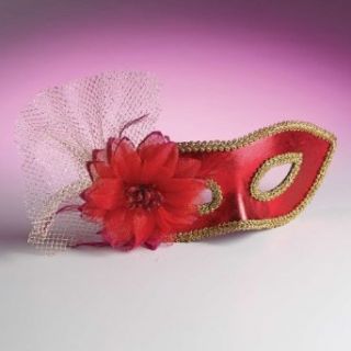 Venetian Mask with Flower Clothing