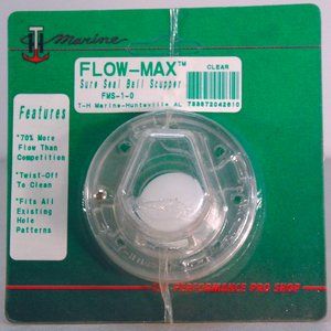 TH Marine Flow Max EZ Clean Ball Scupper   FMS10DP Sports