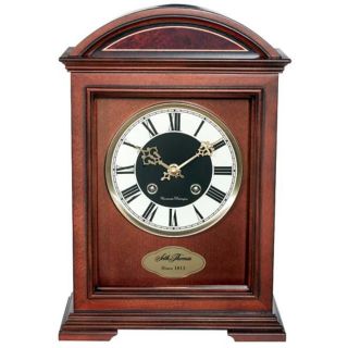 Seth Thomas Bennington Cherry Wood Chime Quartz Mantel Clock