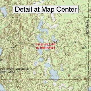 USGS Topographic Quadrangle Map   Long Lost Lake
