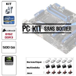 PC Kit Gaming 500Go 8Go   Achat / Vente PC EN KIT PC Kit Gaming 500Go