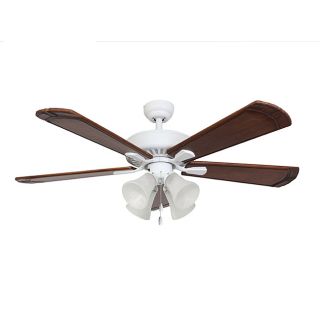 EcoSure St. Francis 4 light White 52 inch Ceiling Fan