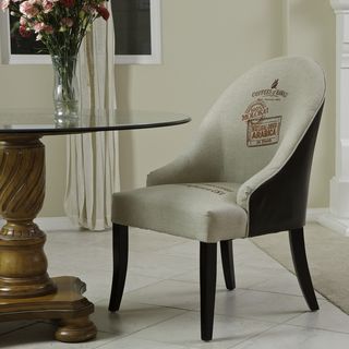 Christopher Knight Home Ricardo Leather/ Fabric Accent Chair