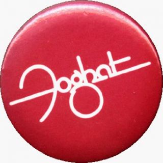 Foghat   Logo (White on Reddish)  2 Button / Pin
