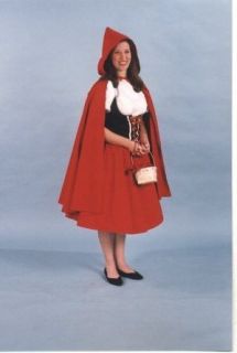 Deluxe Red Riding Hood Cape Clothing