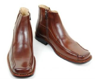 Majestic Mens Dress Boots Brown Shoes