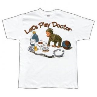 Curious George   Lets Play Doctor T Shirt: Clothing