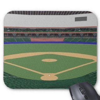 Baseball Stadium 3D Model Mouse Pad