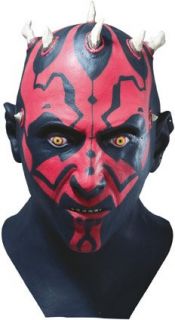Deluxe Darth Maul Mask   Adult Star Wars Mask: Clothing