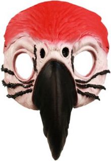 Parrot Tropical Bird Mask for Halloween Costume Clothing