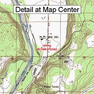 USGS Topographic Quadrangle Map   Orting, Washington