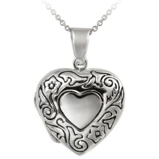 Mondevio Sterling Silver Heart Locket Necklace Today $23.49 4.5 (2
