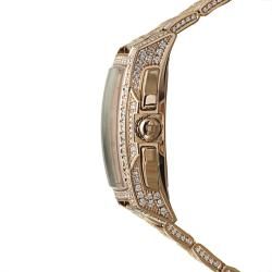 Breitling Mens Flying B Chronograph 18k Rose Gold Diamond Watch