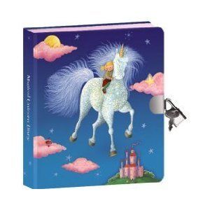 Magical Unicorn Lock & Key Diary