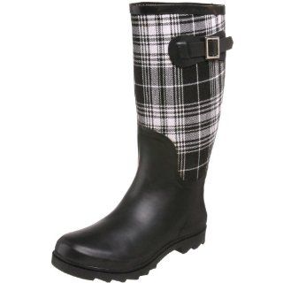 : Dirty Laundry Womens Rocky Top Rain Boot,Black/White,9 M US: Shoes