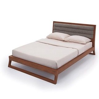 Cellini Modern Brown Queen size Bed