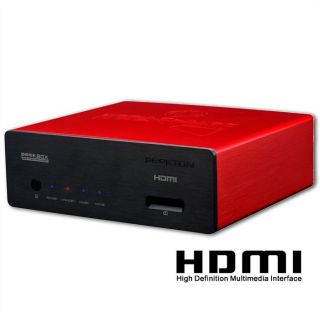 Peekton Peekbox 44 HDMI Black/Red   Achat / Vente LECTEUR MULTIMEDIA