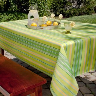 Cabana Stripe Print 60x104 inch Rectangle Indoor/ Outdoor Tablecloth