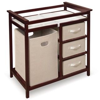 Modern Cherry Changing Table