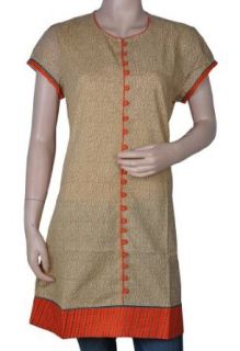 Indian Designer Printed Long Cotton Casual Wear Kurta Top