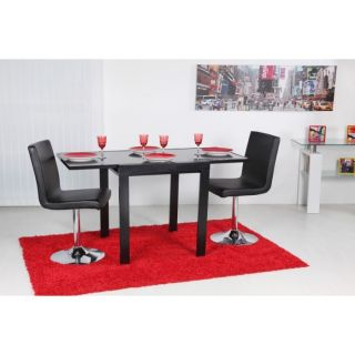 DOBLI Table noire de cuisine 70/140x70cm   Achat / Vente TABLE A