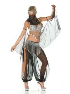 Sexy Arabian Night Belly Dancer Costume   SMALL: Clothing