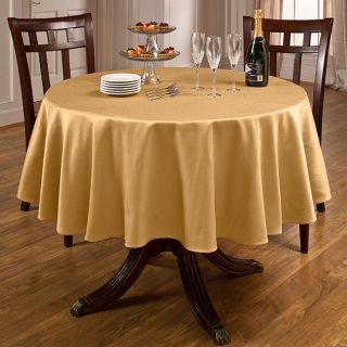 Rosedale Spill proof Butter 70 inch Round Tablecloth