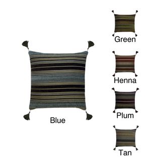 Berline Chenille Stripe 20 inch Decorative Pillow